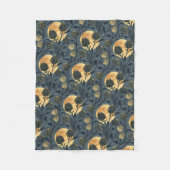 登山つる植物ゴールデントワイライトフローラ フリースブランケット (正面)