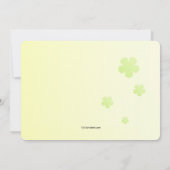 登山つる植物結婚式招待状 招待状 (裏面)