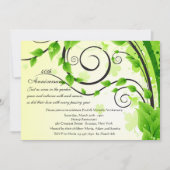 登山つる植物記念日パーティの招待状 招待状 (正面)