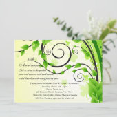 登山つる植物記念日パーティの招待状 招待状 (スタンド正面)