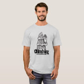 登山のおもしろTシャツ Tシャツ (正面フル)