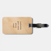 登山のさらさの子ネコ ラゲッジタグ (裏面横)