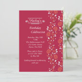 登山のバラの招待状 招待状 (スタンド正面)