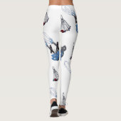 登山のレギング レギンス (裏面)