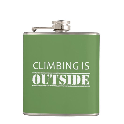 登山の外側 フラスク (正面)