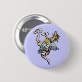 登山の天使ボタン 缶バッジ (正面&裏面)