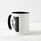 登山の女性の女の子 マグカップ (正面左)