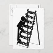 登山の成功のはしご ポストカード (正面/裏面)