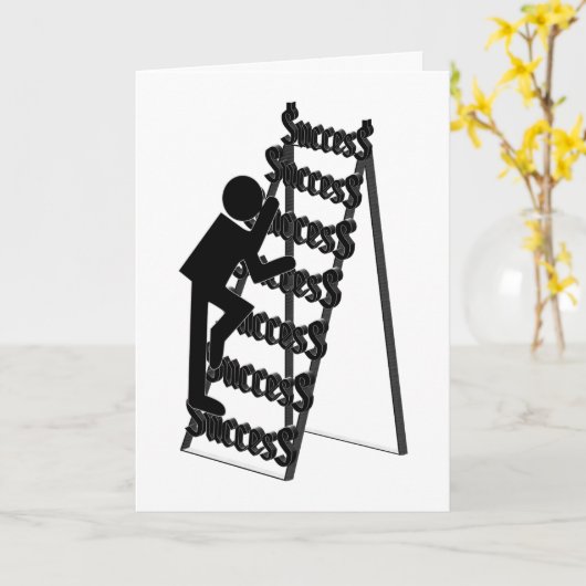 登山の成功 カード (黄色い花)