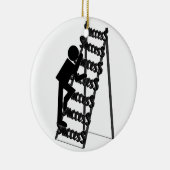 登山の成功 セラミックオーナメント (右)