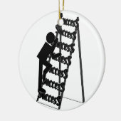 登山の成功 セラミックオーナメント (左)