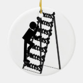 登山の成功 セラミックオーナメント (裏面)