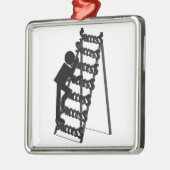 登山の成功 メタルオーナメント (左)