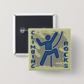 登山の石 缶バッジ (正面&裏面)