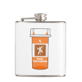 登山は薬 フラスク (正面)