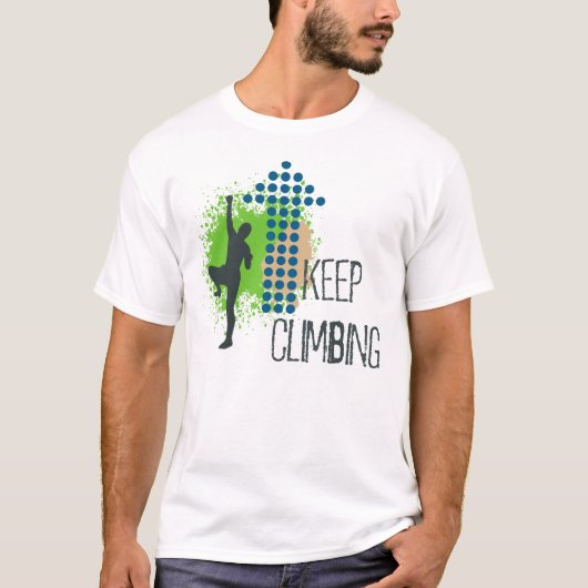 登山を保って下さい Tシャツ (正面)