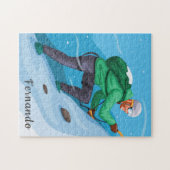 登山アスノーマウンテンエクストリームウィンタースポーツ名 ジグソーパズル (横)