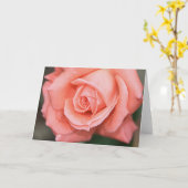 登山アメリカのばら色のメッセージカード カード (黄色い花)