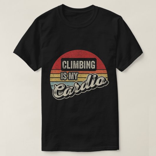 登山イマイカーディオヴィンテージレトロロック登山 Tシャツ (デザイン正面)