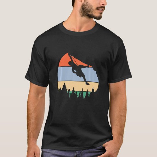 登山インザマウンテンズレトロ Tシャツ (正面)