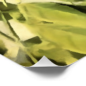 登山ウィンブロンウィステリアつる植物アクリル絵画ズ ポスター (コーナー)