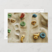 登山カラフルウォールロック ポストカード (正面/裏面)