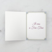 登山カラフルスイートピー花ありがとう サンキューカード (内部)