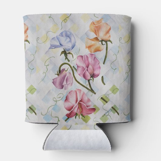 登山カラフルスイートピー花パーティー 缶クーラー (裏面)