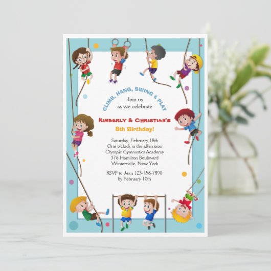 登山キッズ招待状 招待状 (スタンド正面)