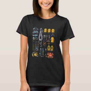 登山ギアベクトル Tシャツ