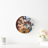 登山クロック ラウンド壁時計 (ホーム)