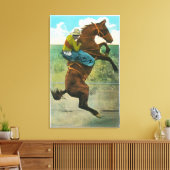 登山ザゴールデンステアアットザアニュアルロデオ キャンバスプリント (インサイチュ (リビング))