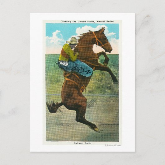 登山ザゴールデンステアアットザアニュアルロデオ ポストカード (正面)