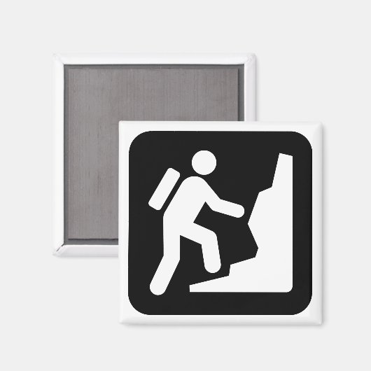 登山シンボル磁石 マグネット (正面/裏面)