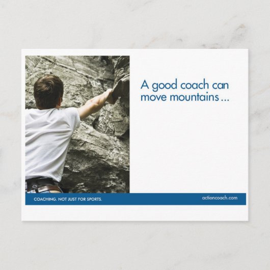 登山スポーツはがき ポストカード (正面)