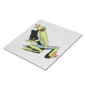 登山ツリーカエル タイル (側面)