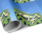 登山ツリーカエル ラッピングペーパー (ロールコーナー)