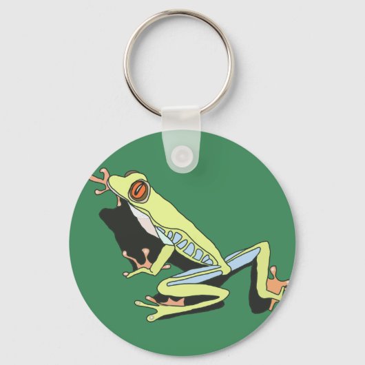 登山ツリーフロッグキーチェーン キーホルダー (正面)