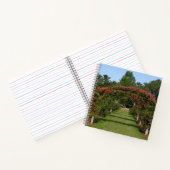登山バラアーチエリザベスパークガーデンハートフォード ノートブック (内部)