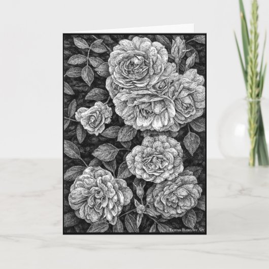 登山バラスケッチグリーティングカード カード (正面)