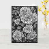 登山バラスケッチグリーティングカード カード (黄色い花)