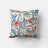 登山バラ&スモールバードウィリアムモリス クッション (裏面)