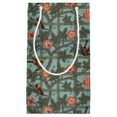 登山バラ&スモールバードウィリアムモリス スモールペーパーバッグ (正面)