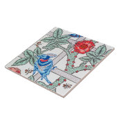 登山バラ&スモールバードウィリアムモリス タイル (側面)