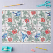 登山バラ&スモールバード、ウィリアム·モリス 薄葉紙 (クラフト)