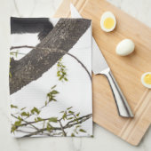 登山ブラックベア キッチンタオル (四つ折り)