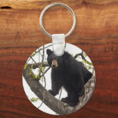 登山ブラックベア キーホルダー (正面)