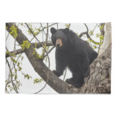登山ブラックベア 枕カバー (裏面-左)