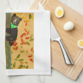 登山ベアーキッチンタオル キッチンタオル (四つ折り)