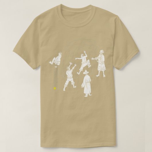 登山ボルダリングコリアスタイル Tシャツ (デザイン正面)